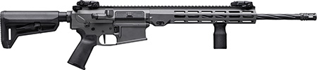 [680017496852] Maxim Defense MXM49685 MD10 L 308 Win 20+1 16" Fluted Barrel, Black Cerakote Finish, M-LOK Handguard, Magpul Furniture, SL-K Stock, MVG Grip, MBUS Sights, Blackout Defense Flat Trigger