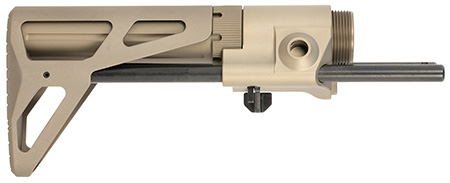 [680017475635] Maxim Defense MXM47563 Combat Carbine Stock (CCS) Gen 6 FDE Aluminum, Includes Buffer Tube, Fits AR-15 Platform