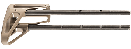 [680017475765] Maxim Defense MXM47576 CQB Buttstock Assembly Only, FDE, Fits CQB Gen 6  &  PDW Braces