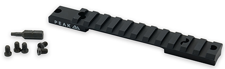 [747115451982] Weatherby J010004 Picatinny Rail  Matte Black Aluminum Weatherby Model 307 Weaver Mount Short Action 20 MOA