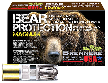 [4030128120492] Brenneke SL122BPM Bear Protection  12Gauge 2.75" 1 3/8oz Slug Shot 5 Per Box/50 Case