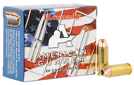 [090255912241] Hornady 91224 American Gunner  10mm 155gr Hornady XTP Hollow Point 20 Per Box/10 Case