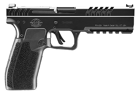 [812285028927] Rock Island RIA50E 5.0 E 9mm Luger 17+1 4.91" Black Steel Barrel, Black Armor Cerakote Lightening Cut/Optic Cut/Serrated Steel Slide, Steel Frame w/Picatinny Rail, Black Textured GFN Grip, Right Hand