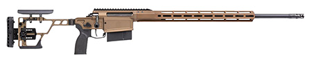 [798681691524] Sig Sauer CROSSMAG300WM24B Cross Magnum 300 Win Mag 6+1 24" Threaded Barrel, Coyote Cerakote, M-LOK/ARCA Rail Handguard, Fully Adj. Folding Stock, PRS Style Grip, Muzzle Brake, Integrated Optics Mount