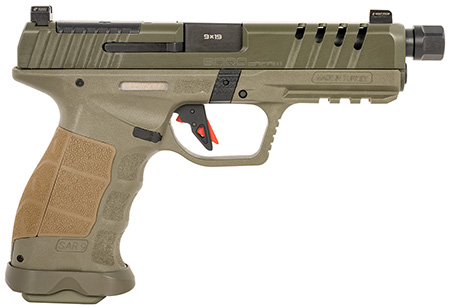 [810075872996] SAR USA SAR9SOCOMOD  SAR9  SOCOM OD GRN  9MM 17/21