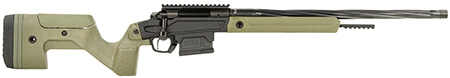 [840213905187] Stag Arms SABR01030002 Pursuit  6.5 Creedmoor 5+1 20" Threaded/Fluted Sporter, Black Cerakote Barrel/Rec, OD Green OEM Hybrid Hunter Stock, TriggerTech Trigger, 20 MOA Scope Mount