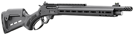 [736676709014] Marlin 70901 1895 Dark 45-70 Gov 5+1 16.17" Threaded, Black, M-Lok Handguard, Synthetic Stock with Cheek Riser  &  M-Lok Slots, Muzzle Brake, Adj Ghost Ring/Fiber Optic Sights, Optics Mount