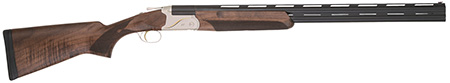 [713780331485] TriStar 33148 Trinity II LT Full Size 410 Gauge Break Open 3" 2rd 28" Black Over/Under Vent Rib Barrel, Engraved Silver Aluminum Receiver, Fixed Turkish Walnut Stock, Right Hand