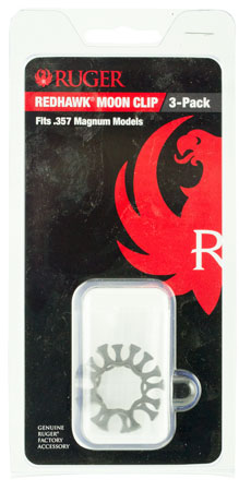 [736676906345] Ruger 90634 Moon Clip Full Ruger Redhawk 357 Mag 8rd Stainless Steel  3 Per Pack
