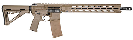 [810035756014] Diamondback DB1784K061 DB15  5.56x45mm NATO 30+1 16", FDE, 15" M-Lok Anti-Rotation Handguard, Magpul CTR Stock  &  K2 Grip, Obsidian Muzzle Brake, Ambi Safety