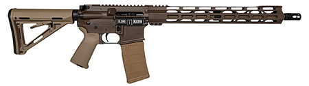 [810035756137] Diamondback DB1717K131 DB15  5.56x45mm NATO 30+1 16", FDE, OEM Carbon Lower, 15" M-Lok Handguard, Magpul Grip  &  Carbine Stock, A2 Flash Hider