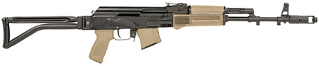 [810054133018] Arsenal SAM7SF-84EFDEM SAM7SF 84E 7.62x39mm 16.33" 10+1, Black Rec, Folding Stock, FDE Polymer Grip/Handguard, Muzzle Brake, Ambi Safety, Adj. Sights, Enhanced FCG