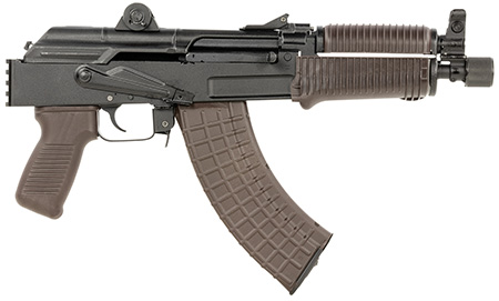 [810054133353] Arsenal SAM7K56P SAM7K-56P  Sports South Exclusive 7.62x39mm 30rd, 8.50" Black Chrome Lined Steel Barrel, Black Milled Receiver, Plum Furniture, Picatinny Rail, Hard Case, QD Swivel Sling