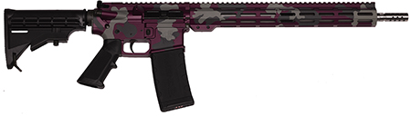[638457792744] Great Lakes Firearms GL15223SSMMAN AR-15 Mission 223 Wylde 30+1 16", Manhattan Camo Rec/15" M-Lok Handguard, Black Carbine Stock  &  A2 Grip, Muzzle Brake