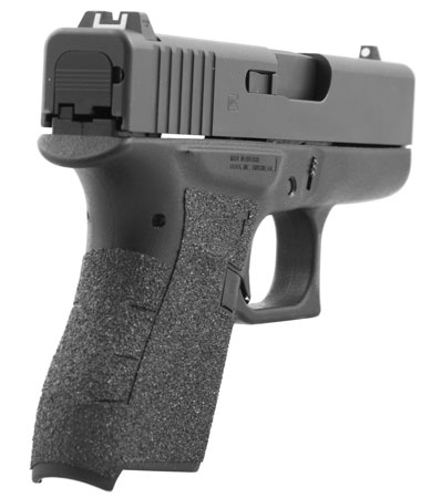 [812308027043] Talon Grips 100G Adhesive Grip  Compatible w/Glock 43, Black Aggressive Textured Granulate