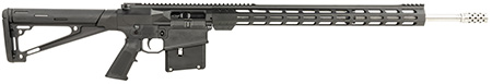 [638457792874] Great Lakes Firearms GL10LA7REMSSBLK AR-10  7mm Rem Mag 5+1 24", Black, 20" M-Lok Handguard Fixed Hogue OverMolded Stock, A2 Grip, Muzzle Brake