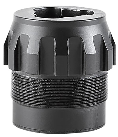 [810128160247] Dead Air DA444 P-Series 3-Lug Adapter Black Stainless Steel, Fits Primal/Wolfman/Ghost 45 with P-Series Adapter