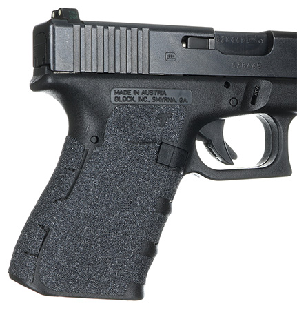 [812308020297] Talon Grips 104G Adhesive Grip  Compatible w/Glock Gen1-3 19/23/25/32/38, Black Textured Granulate
