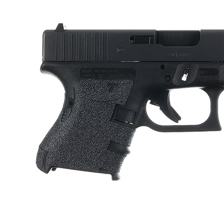 [812308020334] Talon Grips 105G Adhesive Grip  Compatible w/Glock 26/27/28/33/39 Gen3, Black Textured Granulate