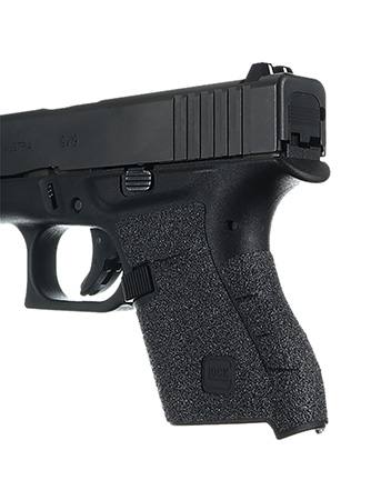 [812308020457] Talon Grips 108G Adhesive Grip  Compatible w/Glock 42, Black Textured Granulate