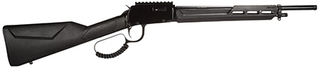 [754908336401] Rossi RL22161ST Rio Bravo Tactical 22 LR 10+1 16.50" Polished Black Oxide Steel Threaded Barrel, Picatinny Rail Matte Black Aluminum Receiver, Fixed Black Synthetic Stock