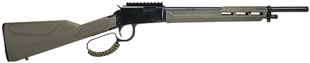 [754908336500] Rossi RL22161STOD Rio Bravo Tactical 22 LR 10+1 16.50" Polished Black Oxide Steel Threaded Barrel, Picatinny Rail Matte Black Aluminum Receiver, Fixed OD Green Synthetic Stock