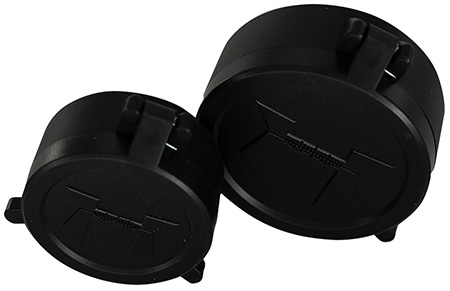 [850037135028] Huskemaw Optics 20SFC416 Blue Diamond Flip-Up Lens Caps Black Rubber 42mm Objective, Compatible w/Blue Diamond 4-16x42mm