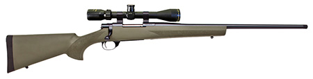 [682146883756] Howa HGP27MMPRCG M1500 Gamepro Gen2 7mm PRC 5+1 22", Blued Barrel/Rec, Green Fixed Hogue Pillar-Bedded Overmolded Stock, Includes Nikko Stirling 4-12x40mm Scope