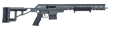[682146880847] Citadel CITTPN223GRY Taipan X Pump Action 223 Wylde 10+1 16.50" Stainless Threaded, Dark Gray, M-Lok Handguard, Chassis with Skeletonized Stock, A2 Style Grip, Flat-Face Trigger