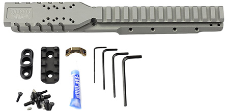 [850028390252] Samson 030026511 Hannibal Rail for Ruger Mini-14 or Mini-30 (2008 or Later)  Natural Gray 0 MOA