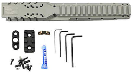 [850028390252] Samson 030026511 Hannibal Rail for Ruger Mini-14 or Mini-30 (2008 or Later)  Natural Gray 0 MOA