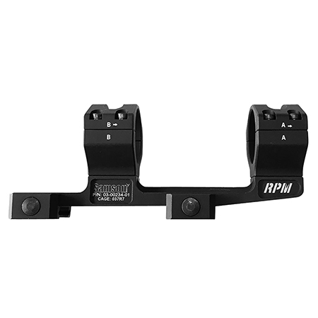 [850028390047] Samson 030023401 RPM Scope Mount/Ring Combo Matte Black 30mm