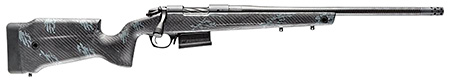 [043125016723] Bergara Rifles B14SM759CF B-14 Crest 6.5 PRC 3+1 20" Sniper Gray Cerakote #5 Contour Threaded Barrel, Sniper Gray Cerakote Steel Receiver, Black  &  Gray Sponge Fixed Carbon Fiber Stock