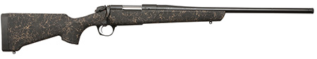 [043125017393] Bergara Rifles B14S901 B-14 Stoke 308 Win 4+1, 20" Graphite Black Cerakote #4.5 Contour Threaded Barrel, Graphite Black Cerakote Steel Receiver, Black Webbed Tan Fixed w/SoftTouch Synthetic Stock