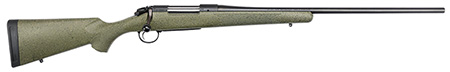 [043125017232] Bergara Rifles B14LM1013C B-14 Hunter 7mm PRC 3+1, 22" Graphite Black Cerakote #4 Tapered Steel Barrel, Graphite Black Cerakote Steel Receiver, Green Speckled Fixed w/SoftTouch Synthetic Stock