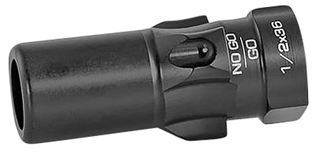 [859383006723] Rugged Suppressors OA005 3 Lug Adapter  9mm Luger 1/2"-36 tpi Threads, Black