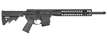 [850050325376] LWRC ICDIR35B16L DI  350 Legend 5+1 16.10" Black Nitride Threaded Barrel, Black Receiver w/Picatinny Rail, M-LOK Handguard, Adjustable Black Polymer Stock, LWRC Ultra Combat Grip, Ambidextrous