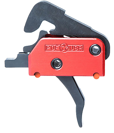 [847313005168] Patriot Ordnance Factory 00516 EFP  Two-Stage Straight Trigger with 4 lbs Draw Weight  &  Black Hardcoat Anodized Finish for AR-Platform