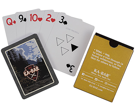 [617717299148] Ka-Bar 9914 Ka-Bar Playing Cards Multi-Color 3.50" Doubles as Trail Markers
