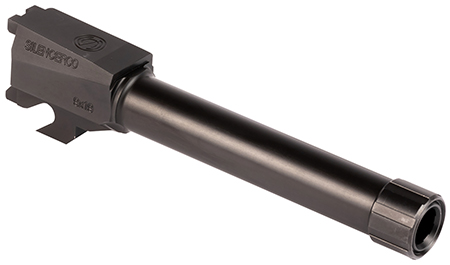 [816413024065] SilencerCo AC2486 Threaded Barrel  4.50" 9mm Luger, Black Nitride Stainless Steel, Fits Sig P320 Compact