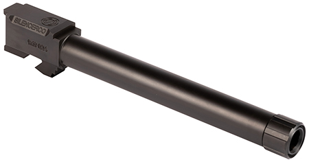 [817272012040] SilencerCo AC860 Glock  9mm Luger 5.80" Threaded Black Nitride Stainless Steel, Fits Glock 34 Gen1-4