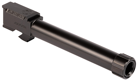 [817272018394] SilencerCo AC50 Glock  40 S&W 4.80" Threaded Black Nitride Stainless Steel, Fits Glock 22 Gen2-4