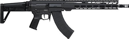 [810144720012] CMMG 86A7F0BAB Dissent MK47 7.62x39mm 30+1 (2) 14.30" P & W, Black Armor, Side Charging Handle Rec, 13.50" M-Lok Handguard, Side Folding Stock, Zeroed Grip, SVD Brake, 60/90 Ambi Safety, Adj. Gas Block