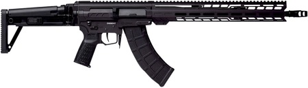 [810144720098] CMMG 86AD60BAB Dissent MK47 7.62x39mm 30+1 (2) 16.10", Black Armor, Side Charging Handle Rec, 15" M-Lok Handguard, Side Folding Stock, Zeroed Grip, Muzzle Brake, 60/90 Ambi Safety, Adj. Gas Block