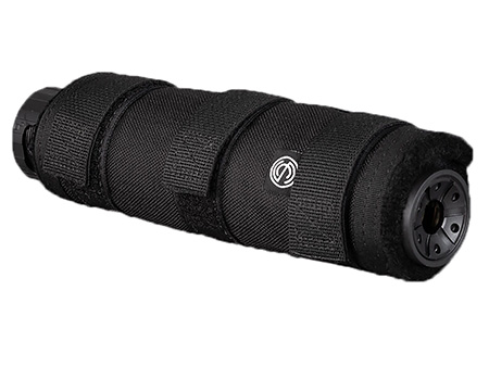 [816413020449] SilencerCo AC1984 High Temp Suppressor Cover 7.50" Black Nylon