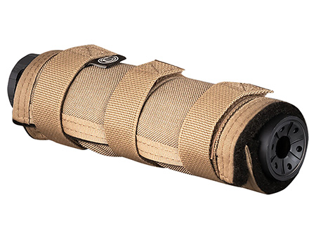 [816413020456] SilencerCo AC1985 High Temp Suppressor Cover 6" FDE Nylon