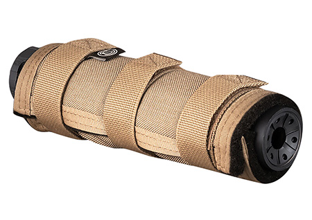 [816413020463] SilencerCo AC1986 High Temp Suppressor Cover 7.50" FDE Nylon