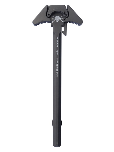 [785939519754] Sons Of Liberty Gun Works LCH5.56TUNG Charging Handle  Tungsten Gray 7075 T-6 Aluminum Ambidextrous Hand