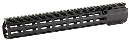 [644625329285] Sons Of Liberty Gun Works L8913.75 L89 Drive Lock Rail 13.75" M-LOK with QD Sling Mount, Black Anodized, Full Length Picatinny Top, Titanium Barrel Nut, Fits AR-15