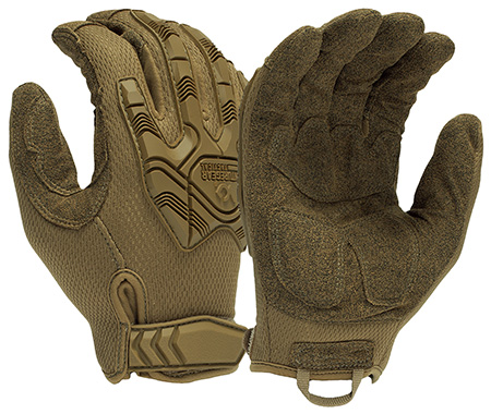 [810048739943] Pyramex VGTG40TXL Impact Operator Heavy-Duty Brown Synthetic Leather XL Hook  &  Loop